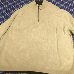 Tommy Bahama zip up sweater.